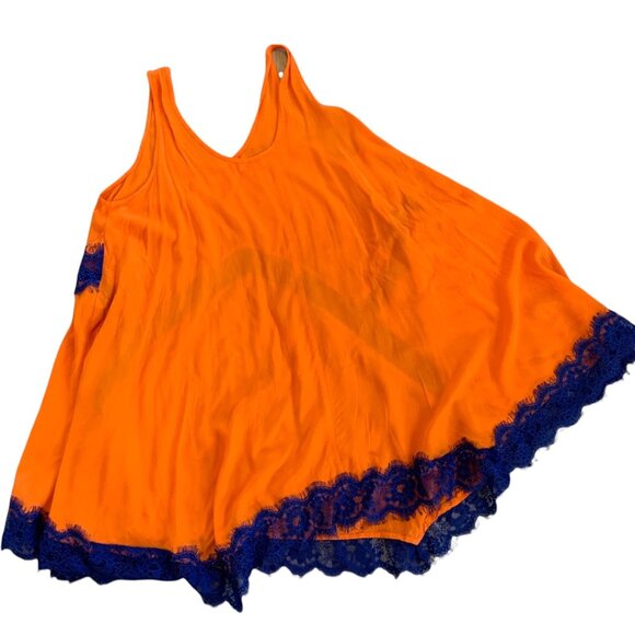 Umgee Boho Neon Oversized Sleeveless Tunic S - Picture 4 of 6